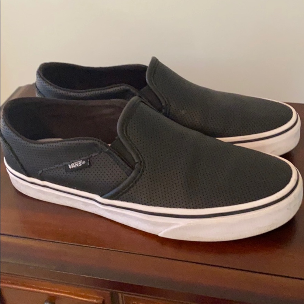 Vans perforated slip ones